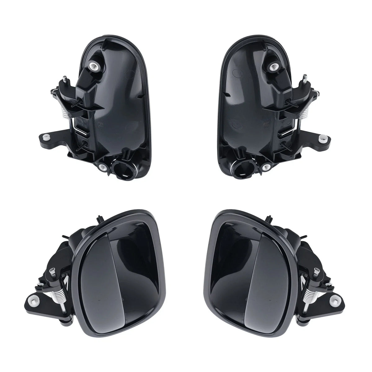 Set of 4 Black Door Handles for Honda Civic (1996–2000) HO1520101