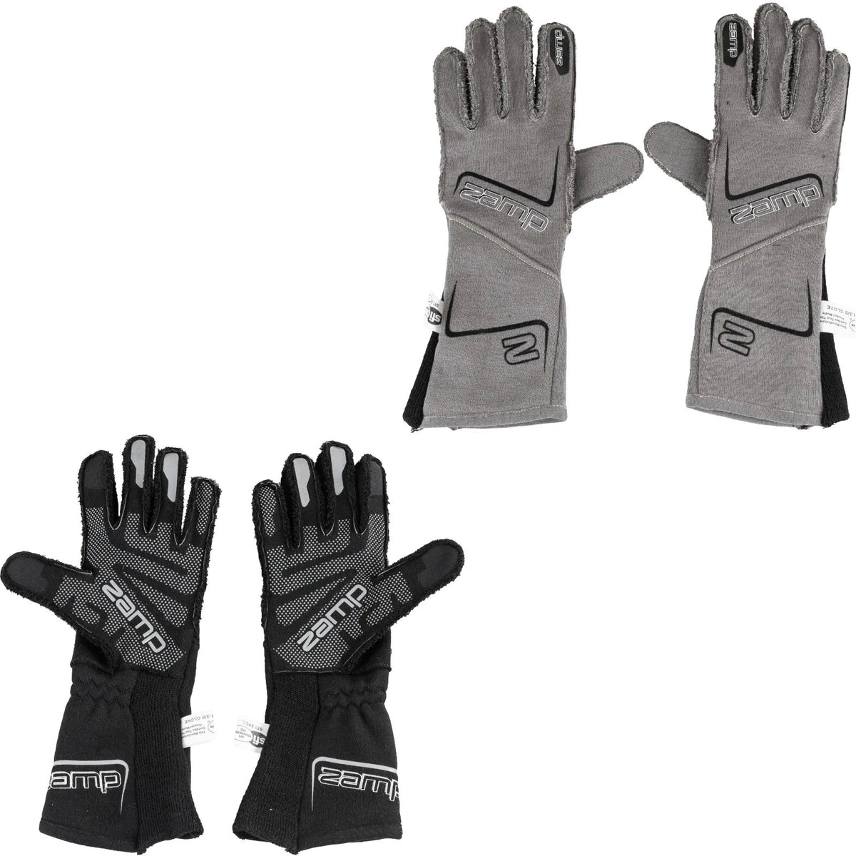 Zamp ZR-70 Race Gloves for (RG50003XS) - Black X-Small
