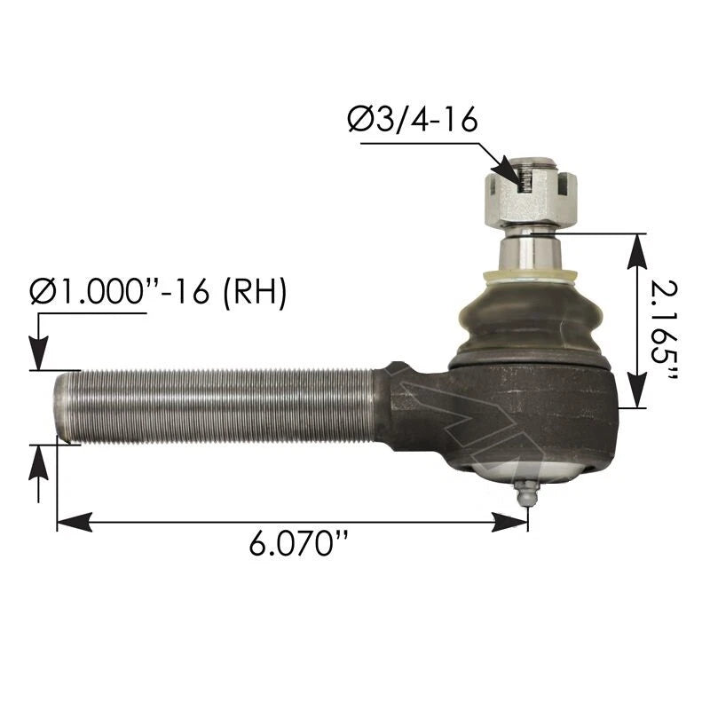 Tie Rod End for Ford (D5TZ3A131A, FTR2036R, R230031, ES2036R, 462.ES2036R)