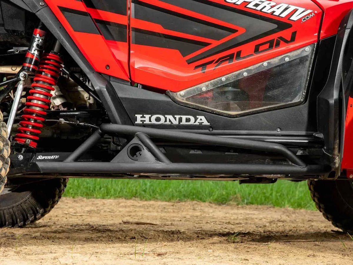 Heavy Duty Nerf Bars for Honda Talon 1000R (2019–2023) - Wrinkle Black