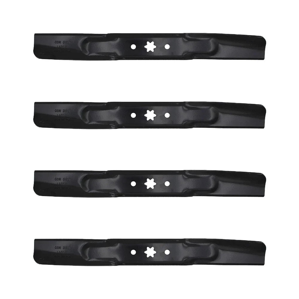 Set of 4 Blades for Cub Cadet MTD (Fits 942-0616, 742-0616, 742-04308, 942-04308, 942-04312)