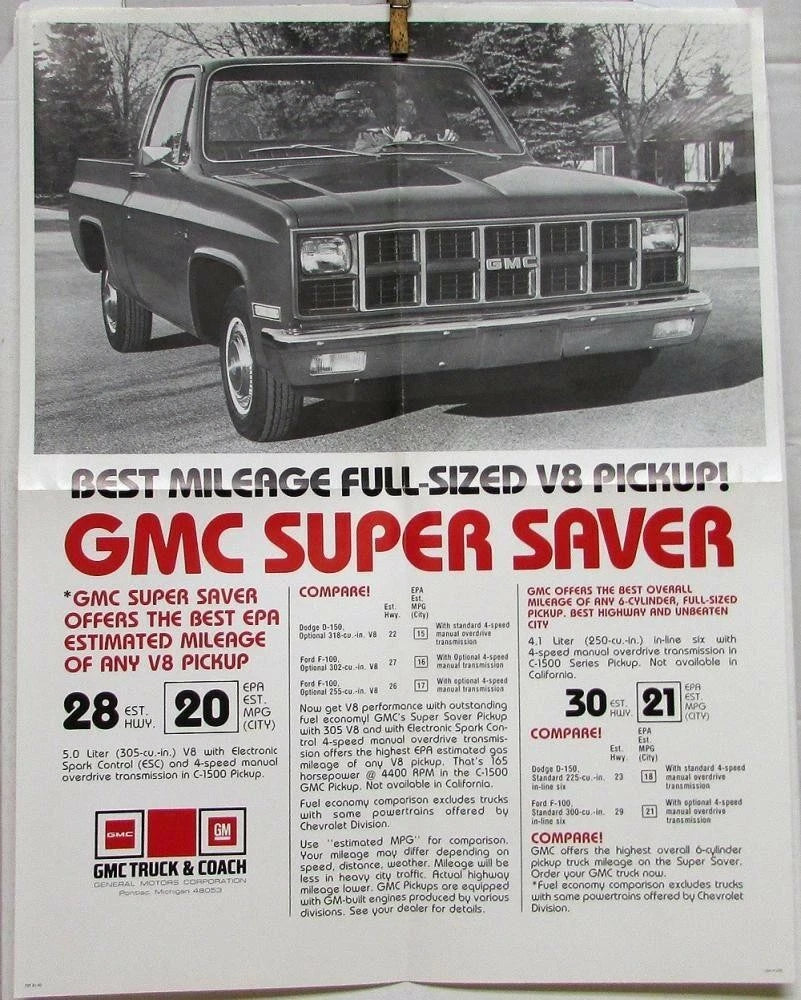Sales Brochure for GMC Value Van (1981)