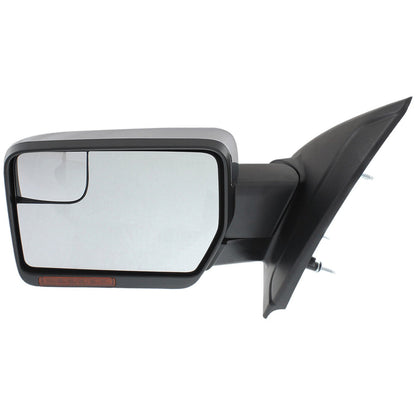 Set of 2 Chrome Power Heated Mirrors for Ford F-150 (2011–2014)