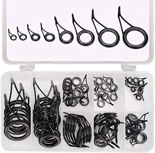 Fishing Rod Repair Kit – 75 Durable Pieces with Light Ceramic Guides