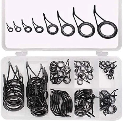 Fishing Rod Repair Kit – 75 Durable Pieces with Light Ceramic Guides