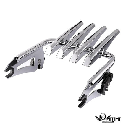 Detachable Skull Stealth Luggage Rack for Harley Touring FLHR FLTR (2014–2019)