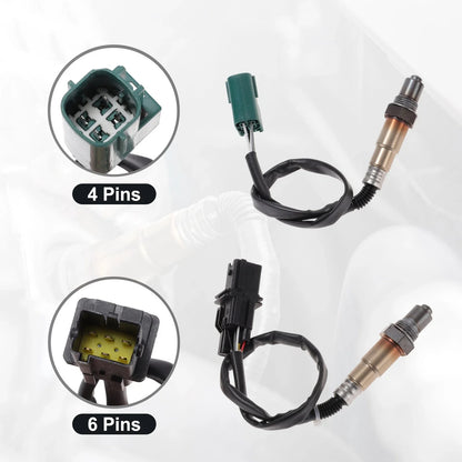 Set of 4 Upstream & Downstream Oxygen Sensors for Nissan Armada (2004–2020) 2345060