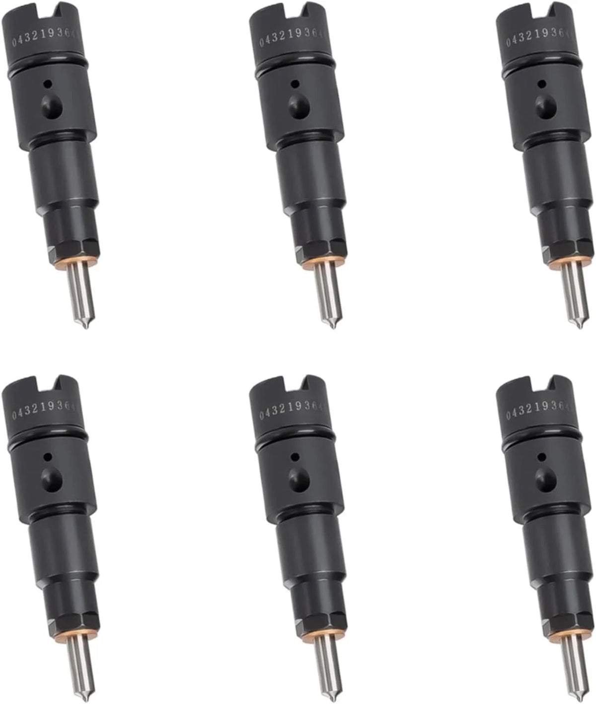 6pcs Fuel Injectors RV275 0432193635 for Dodge Cummins 5.9L (2003–2007)