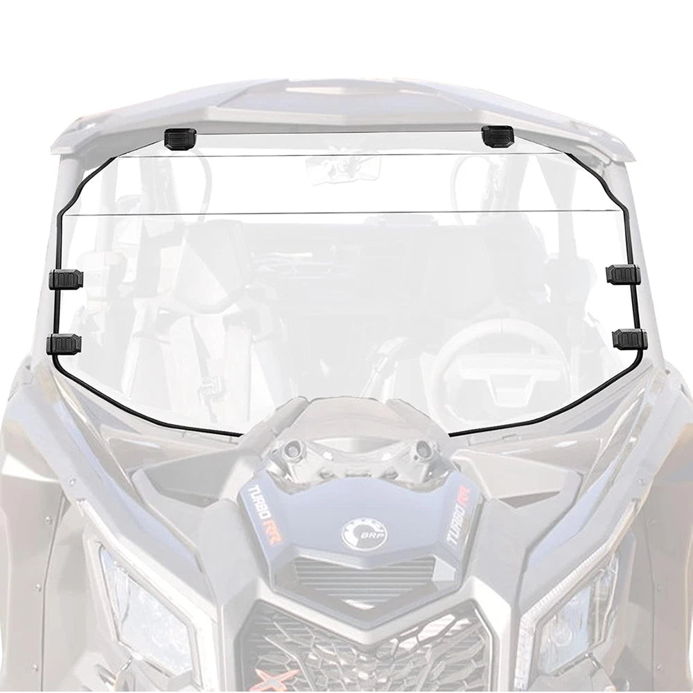 Full Windshield Scratch Resistant for Can-Am Maverick X3 900 MAX X RS (2017–2021) QD04-MX3