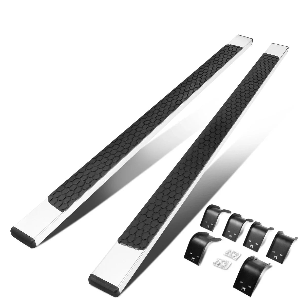 Set of 2 Side Step Nerf Bars for Dodge Ram 1500 2500 Crew Cab (2009–2022)
