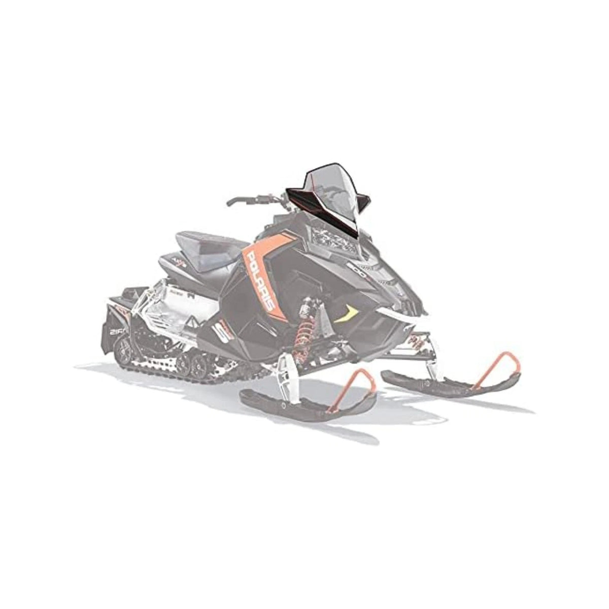 18" Clear Mid Windshield for Polaris Snowmobile (OEM 2880389)