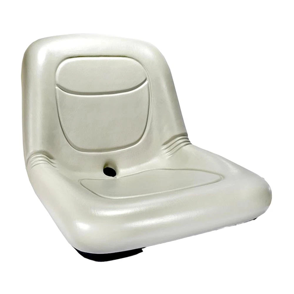 High Back Seat 15" Gray PVC Vinyl for Universal Fit (No Specific Years)