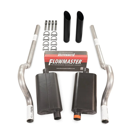 2.5" Dual Exhaust Kit for Mopar B Body (1962–1974) Flowmaster 50 Series Rear Exit