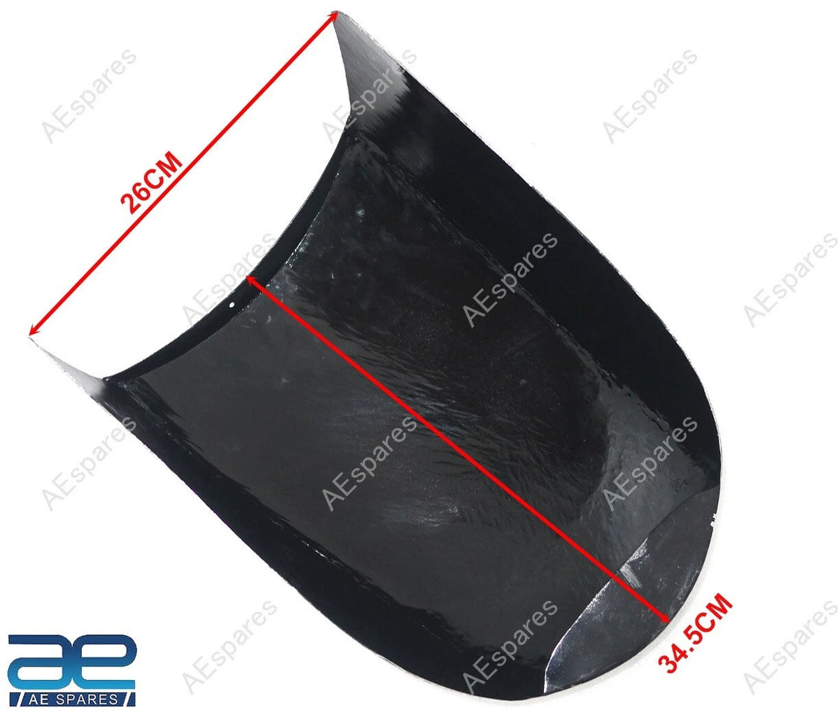 Double Seat Cowl for Royal Enfield GT Continental 650 (2018–2023) Black & Chrome