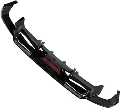 Rear Bumper Lip Spoiler Diffuser for Camry (2018–2022) Gloss Black