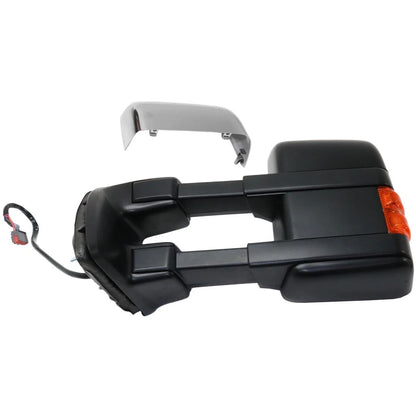 Tow Mirror for Ford F-450 F-250 Super Duty (2010–2016) LH Power Heated Glass