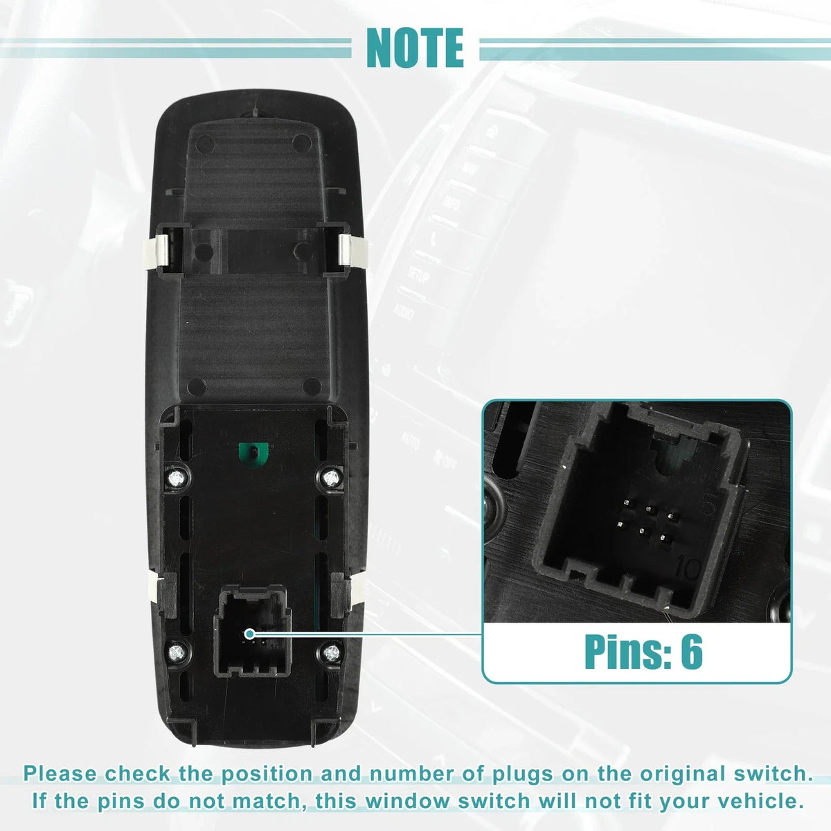 Master Power Window Switch for Dodge Ram 2500 (2010) 718844734257
