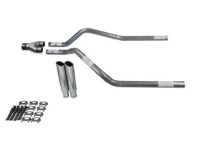 Dual Exhaust Kit for GMC Jimmy (1995–1999) - 2.5" Y Pipe, Clamp-On Tips