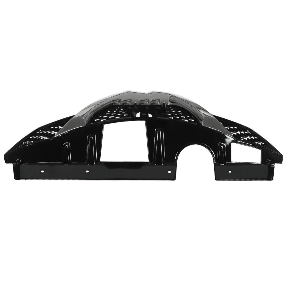 Front Upper Grille Replacement Set for Nissan Rogue (2014–2015) Black Chrome
