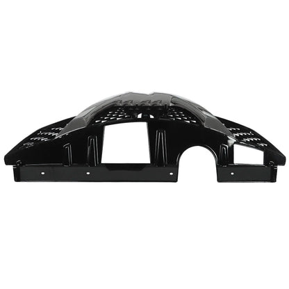 Front Upper Grille Replacement Set for Nissan Rogue (2014–2015) Black Chrome
