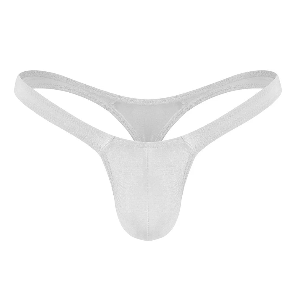 2X Low Rise Thongs for Men - G String Bulge Pouch Bikini Underpants