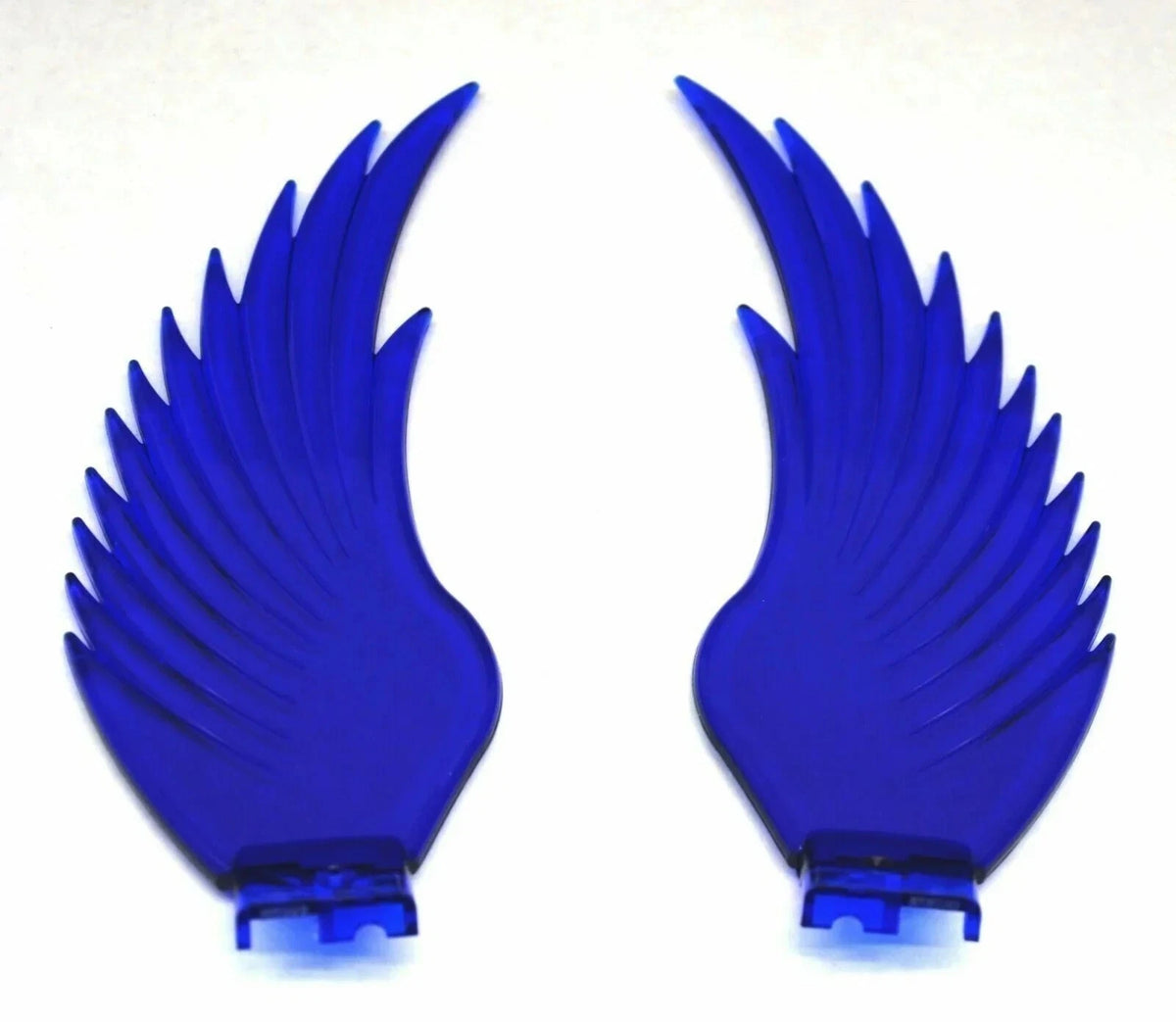 2X Windrider Hood Ornament Pull Replacement Wings Plastic Blue for GG#48041