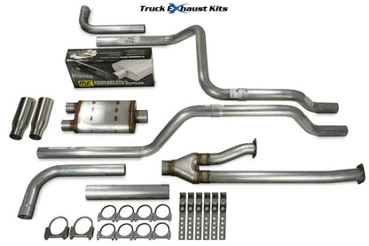 2.5" Dual Exhaust Kit for Toyota Tundra (2014–2021) Magnaflow Side Rolled Tip