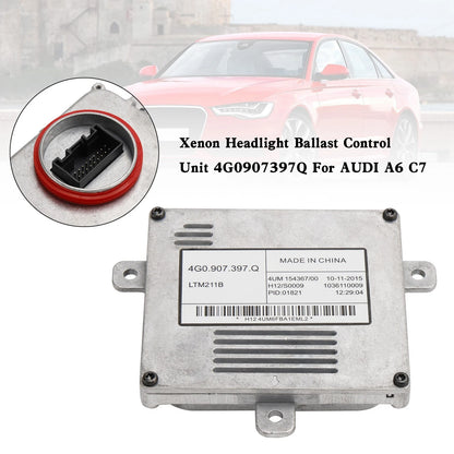 Xenon Headlight Ballast Control Unit for Audi A6 C7 (2012–2018) 4G0907397Q