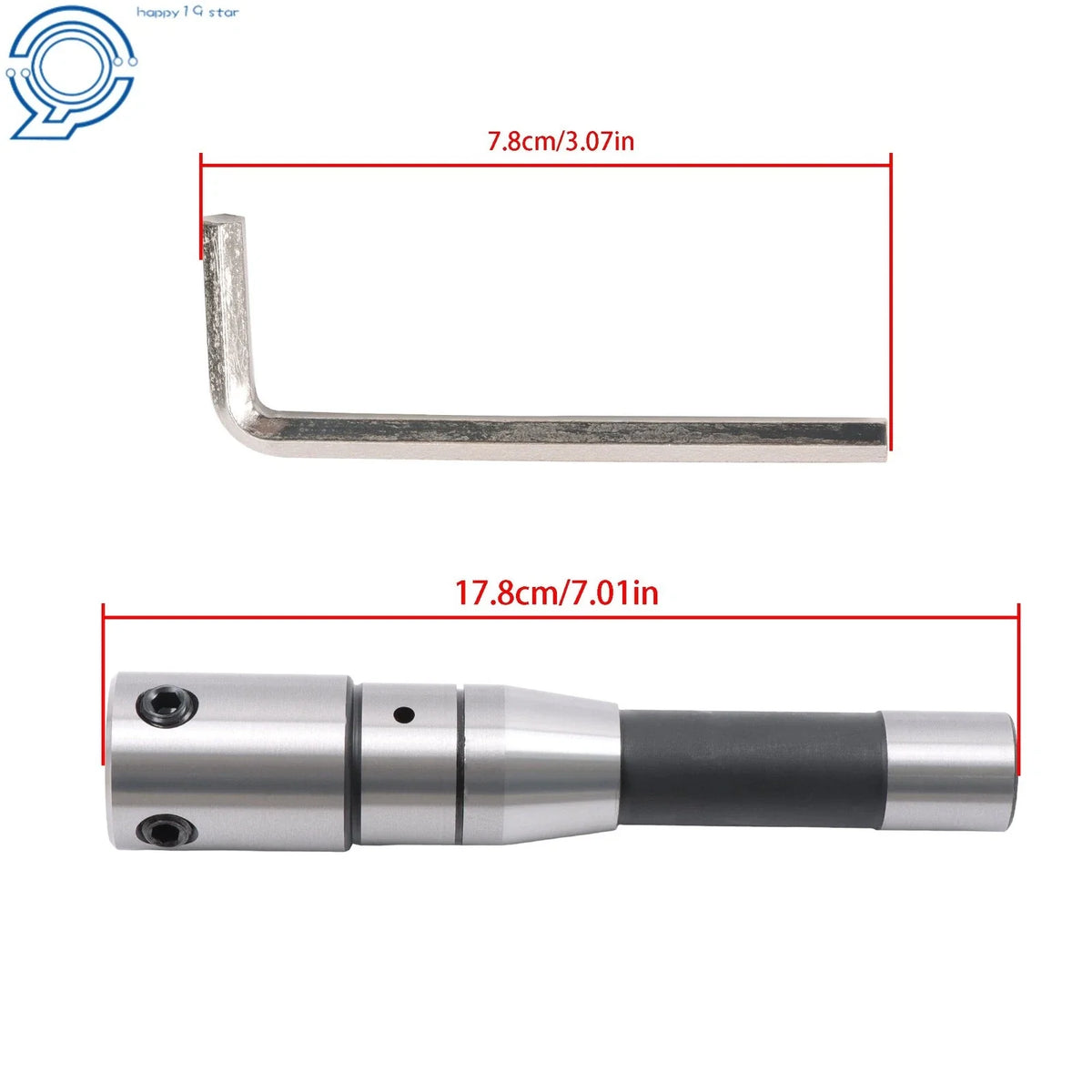 Adapter for Annular Cutters R8 to 3/4 Inch Shank (Milling Machine)
