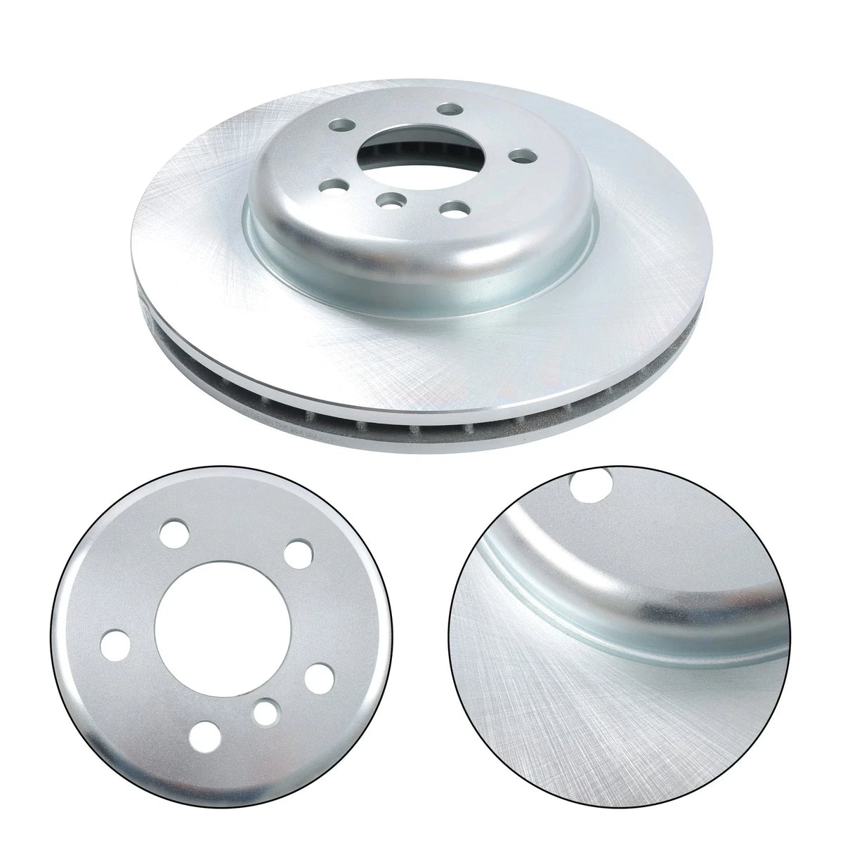 Front Disc Rotor & Ceramic Brake Pads for BMW 535i (2011–2016) D1505