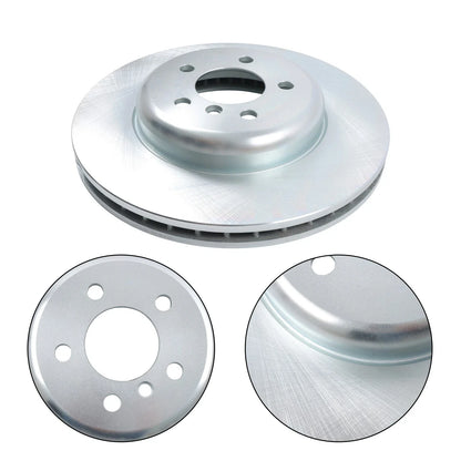 Front Disc Rotor & Ceramic Brake Pads for BMW 535i (2011–2016) D1505