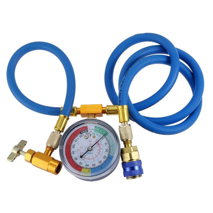 R134A AC Refrigeration Charging Hose with Pressure Gauge for