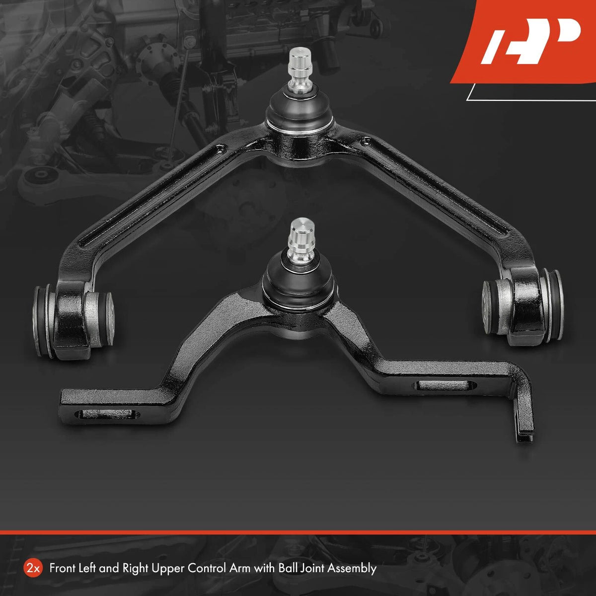 2X Front Upper Control Arm & Ball Joint for Ford Explorer Mazda B2500 (1991–2001) - F7T23082R, F7ZZ3082CA, 1F6035211, 1F6035211A, 1F7035211