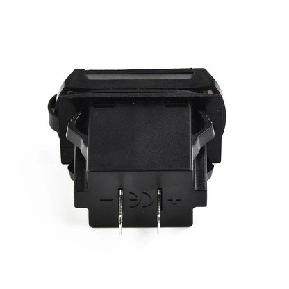 Dual USB Rocker Switch Panel Socket for Car Boat (12V 24V)
