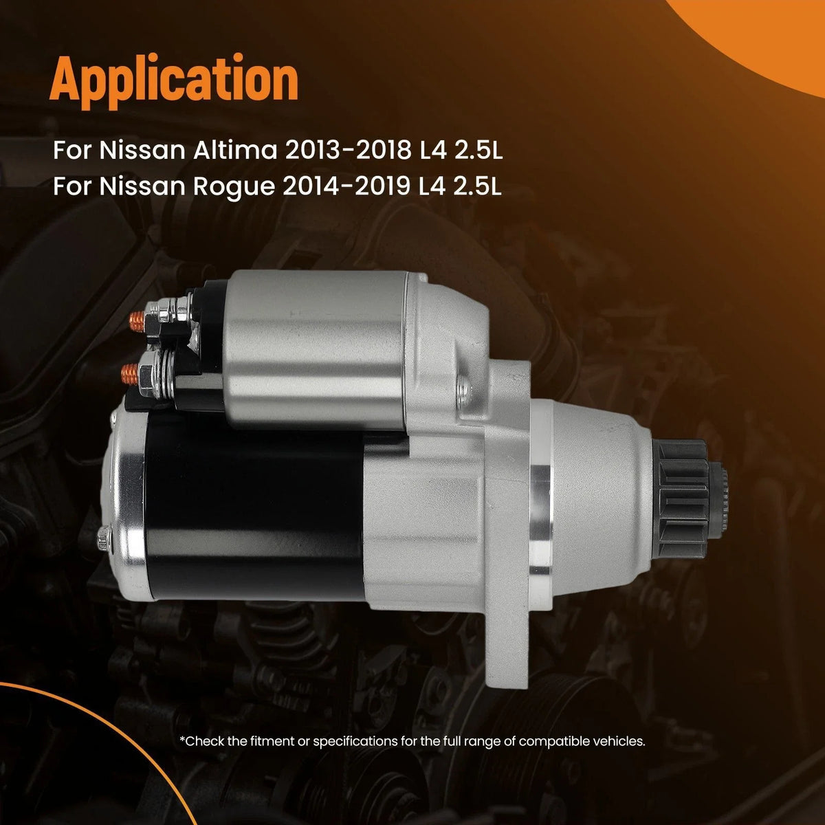 Starter Motor for Nissan Rogue (2014–2019) M000TB0072 12V PMGR 1.4kW