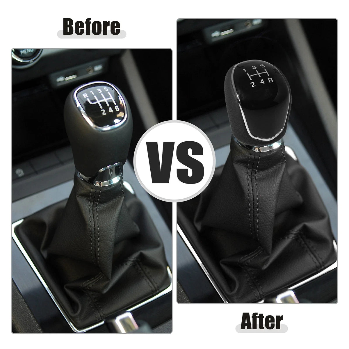 5 Speed Manual Gear Stick Shift Knob for Ford Transit Custom (2013–2023)