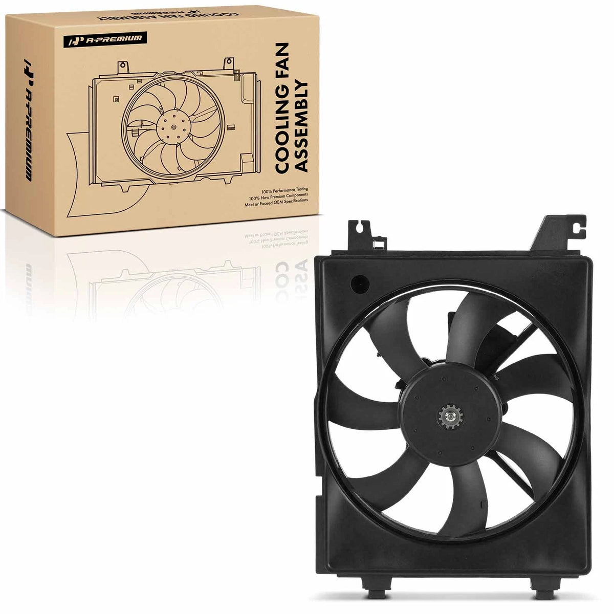 Cooling Fan Assembly for Hyundai Elantra (2001–2006) 977302D000, 977862D000, 977372D000, 977352D000, HY3113105