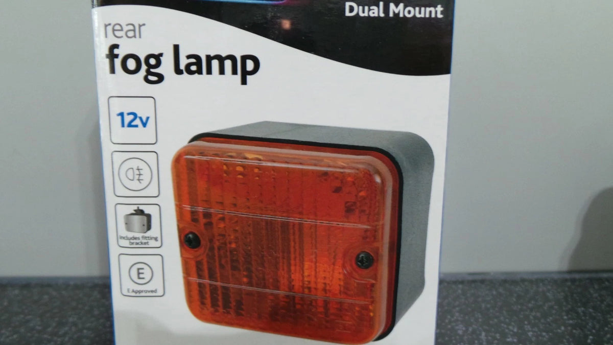Square Rear Red Fog Light for Car/Van/Trailer (RL014)