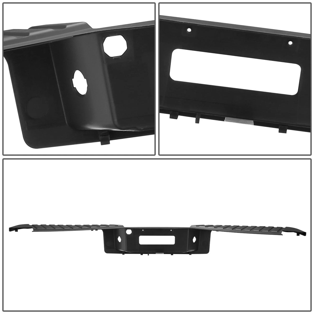 Black Rear Step Bumper for Ford F-150 (2004–2008)