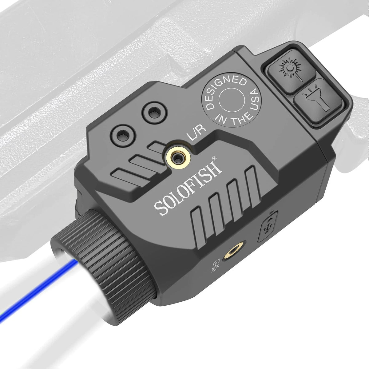 800 Lumens Adjustable Pistol Light Laser Combo for Universal Fit