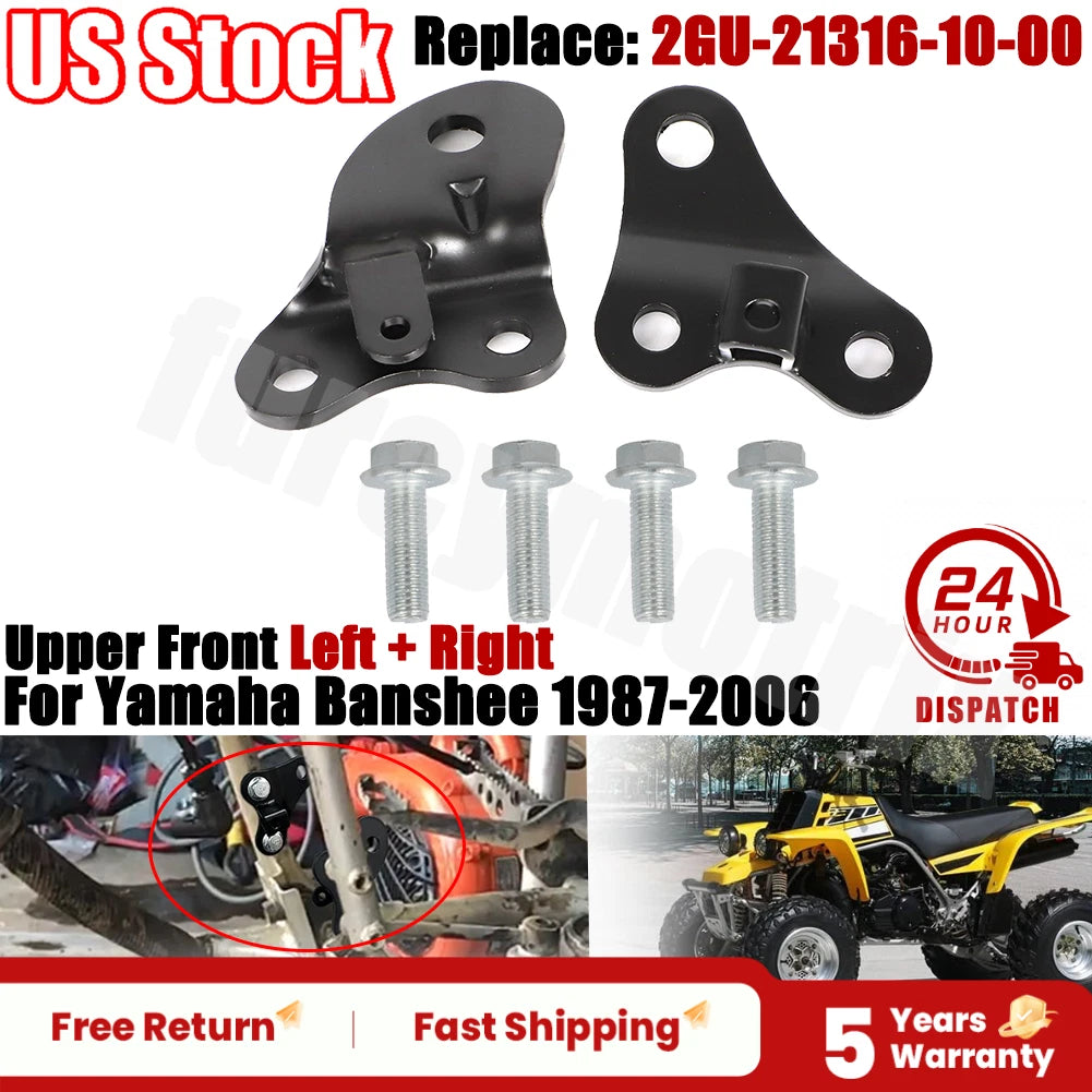 Motor Mounts for Yamaha Banshee (1987–2006) Left + Right + Engine Bolts