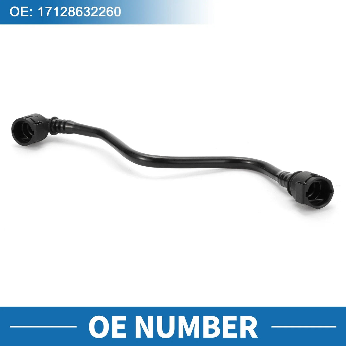 Radiator Hose No.17128632260 for BMW 530e (2018–2022) Plastic Black