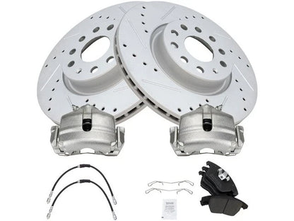 Set of 4 Brake Pads and Rotors for Audi A3 (2010) 71949ZHRC