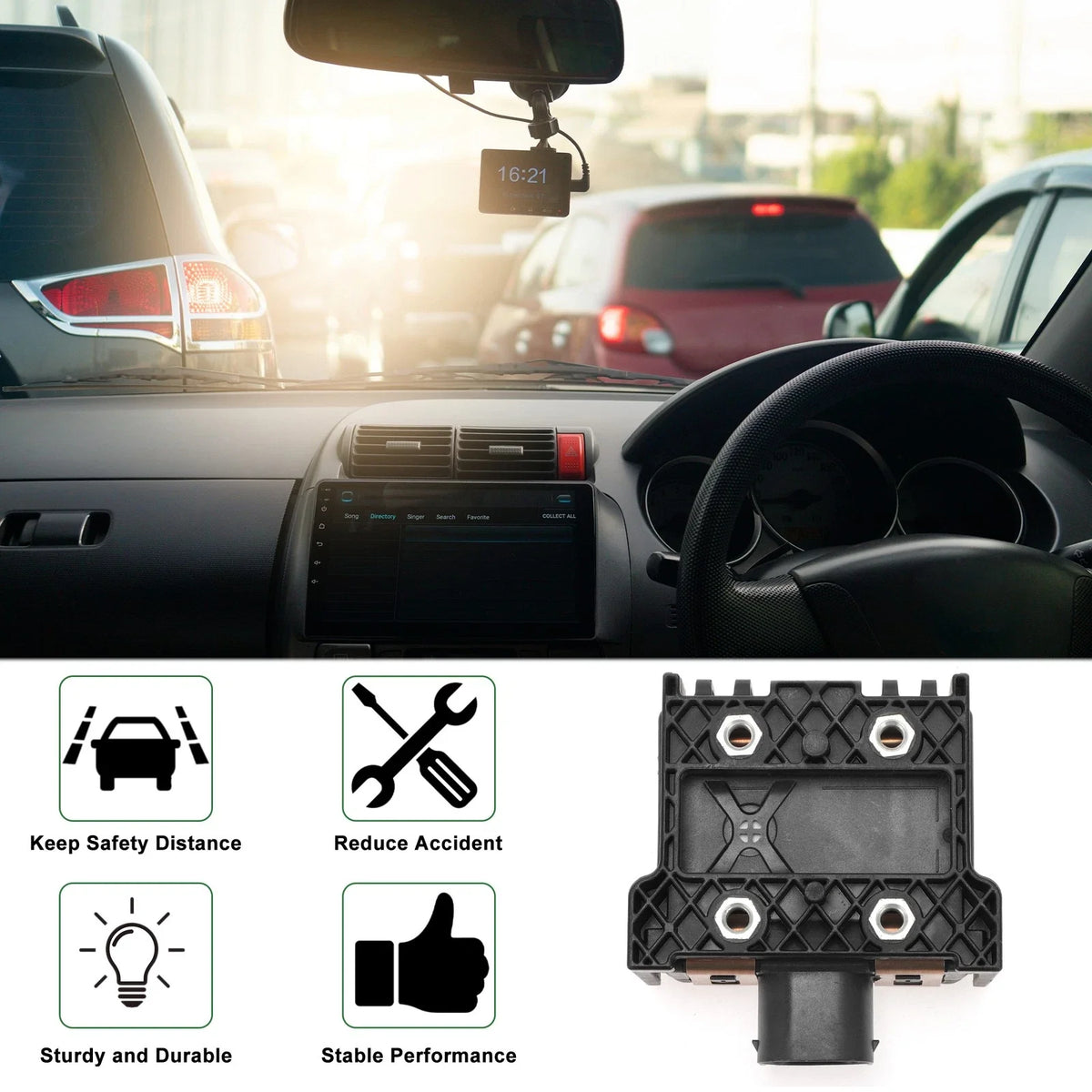 Cruise Control Distance Radar Sensor No. 284385UD0A for Nissan Sentra (2018–2019)