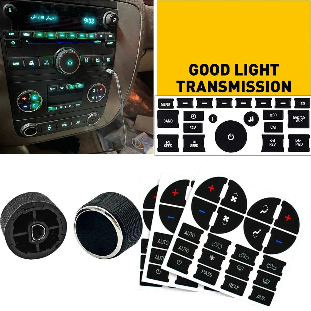 A/C Climate Control Knobs for Car Interior