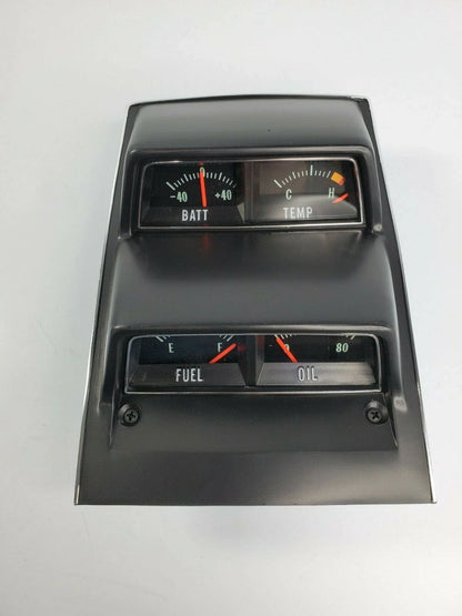 Center Console Gauge Cluster Replacement for GM Nova & Camaro (1970–1981)