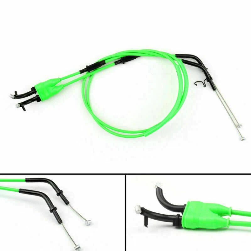 Throttle Cable for Kawasaki Ninja ZX-10R ZX1000D (2006–2007) BLL-219-Green