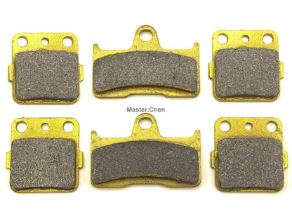 Front & Rear Brake Pads for Yamaha YFM 660 Grizzly Hunter (2002–2008)