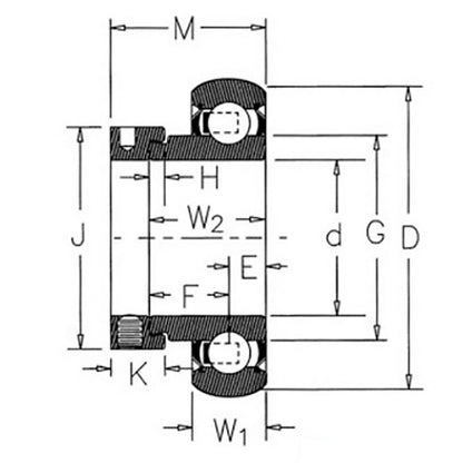 AG Bearing and Collar for Long 960 Disc Harrow