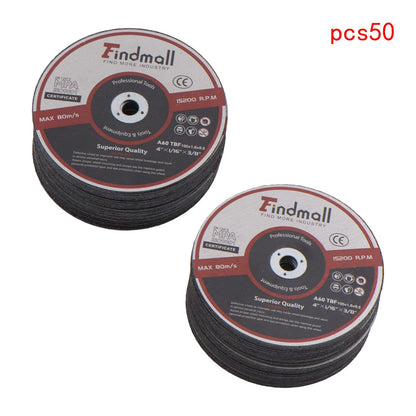 50 Pcs Cut Off Wheels for Die Grinders (4"x1/16"x3/8")
